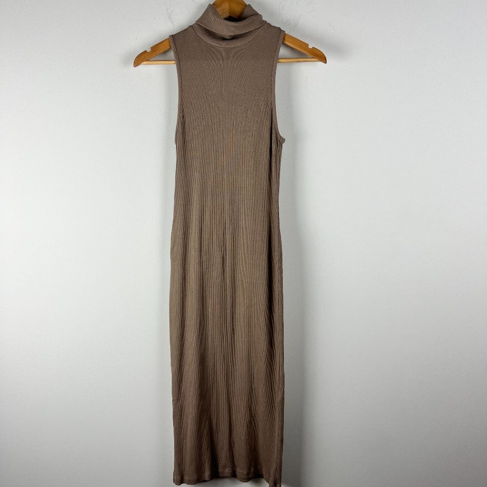 2/$20 Zara Sleeveless Turtle Neck Bodycon Dress M - Picture 3 of 7